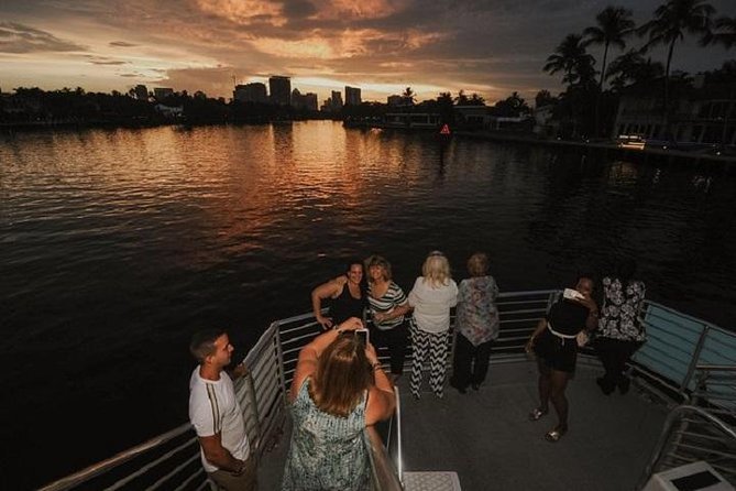 Water Taxi All Day hop-on hop-off Venice of America Boat Tour - 15th Street Fisheries brings seafood and tarpon