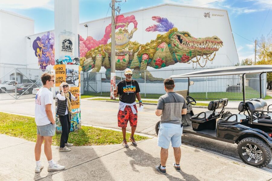 Wynwood Art District 1-Hour Street Art Tour by Golf Cart - Local schools, working artists, and the changing district